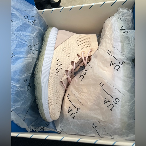 Under Armour Michelin RLT Fat Tire knit Boot Shoe Pink 1307135-115 Women's 7.5 - Picture 4 of 8